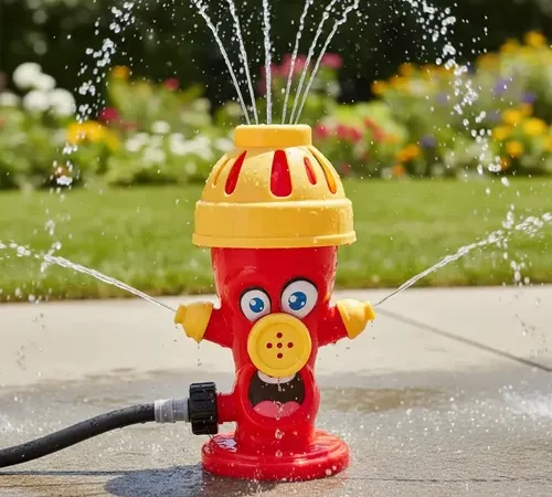 Hidrante Chafariz Bombeiro Jato Água Brinquedo Diversão 