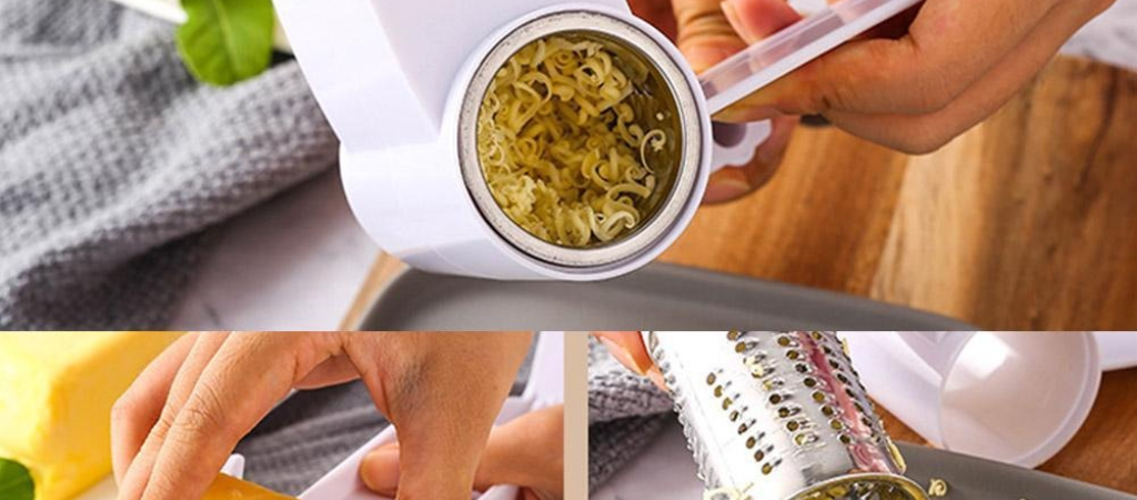 Ralador De Queijo, Presunto, Legumes Manual Inox Manivela Pizza Massa