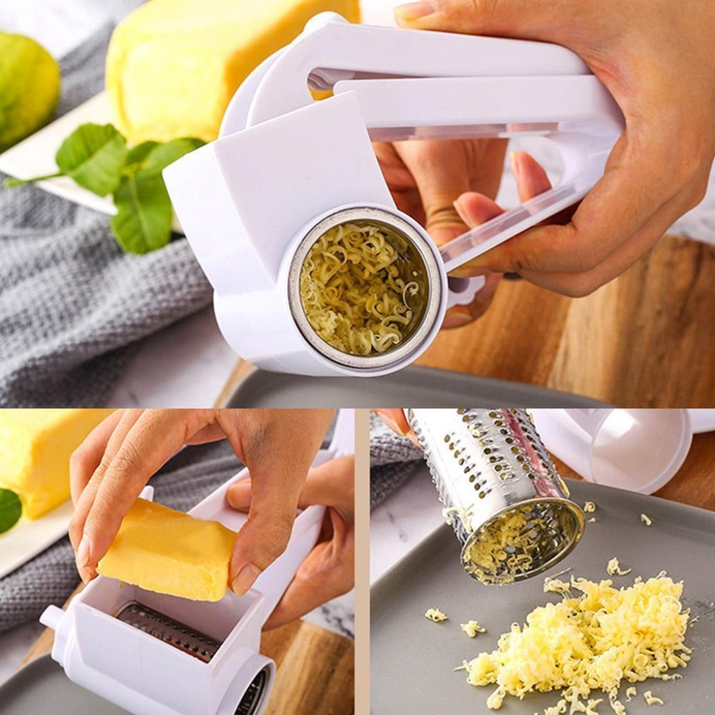 Ralador De Queijo, Presunto, Legumes Manual Inox Manivela Pizza Massa