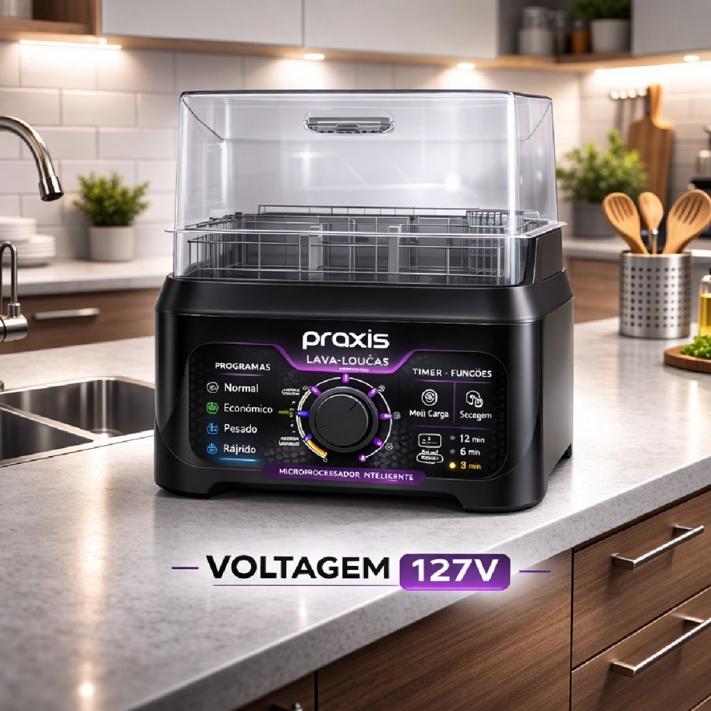 Lava Louças Portátil LLPP Semi Automática – Praxis Eletrodomésticos