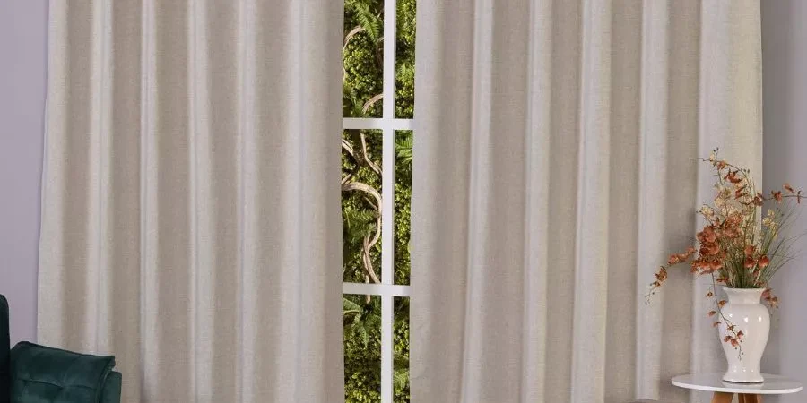 Cortina Linho 100% Blackout Para Sala Quarto Premium 4,00×2,30/2,50/2,80