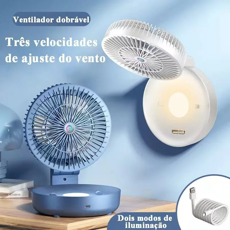 Ventilador de mesa doméstico, ventilador elétrico mesa de escritório, portátil, usb, recarregável, ventilador elétrico.