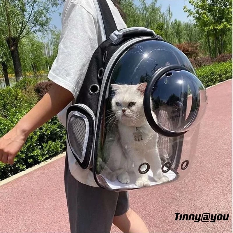 Mochila Pet Visão Panorâmica Astronauta. Cachorro, Gato.