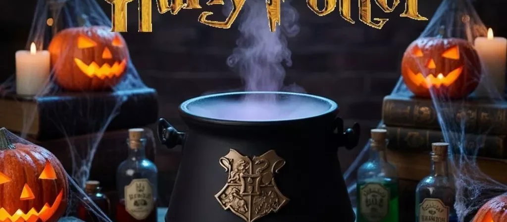 Luminária Difusor Caldeirão Hogwarts – Decoração ambiente temático Harry Potter