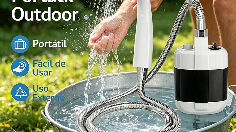 Chuveiro Portátil Design Adequado Para Banho De Viagem Ao Ar Livre