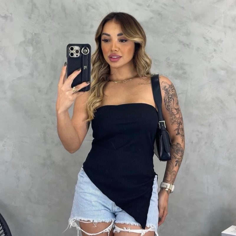 Blusa Tomara que Caia Assimétrica (23)