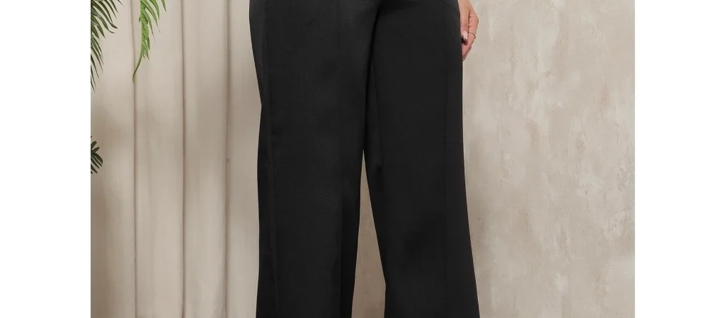 Calça Social Feminina ZARA Modelo Pantalona Alfaiataria (27)