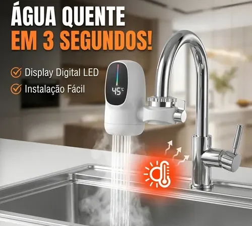 Torneira Display Digital Aquecimento De Água