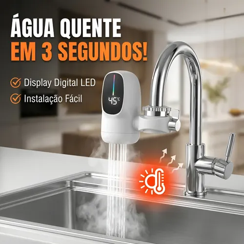 Torneira Display Digital Aquecimento De Água