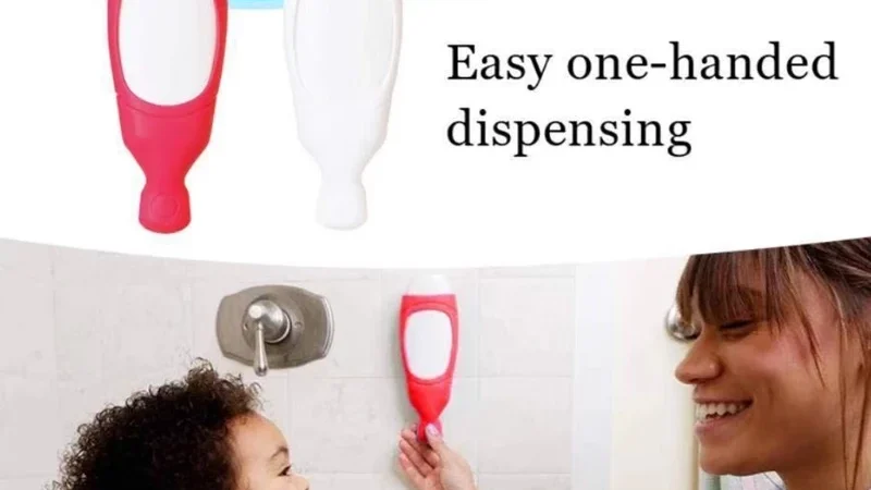 Porta Garrafas De Gel De Ducha De Silicone Doce Para Shampoo & Condicionador Acessórios De Banheiro