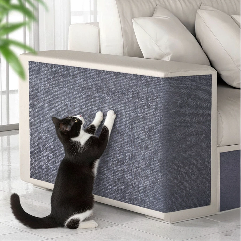 Tapete Arranhador Para Gatos Auto-Adesivo Proteçao Para Sofa