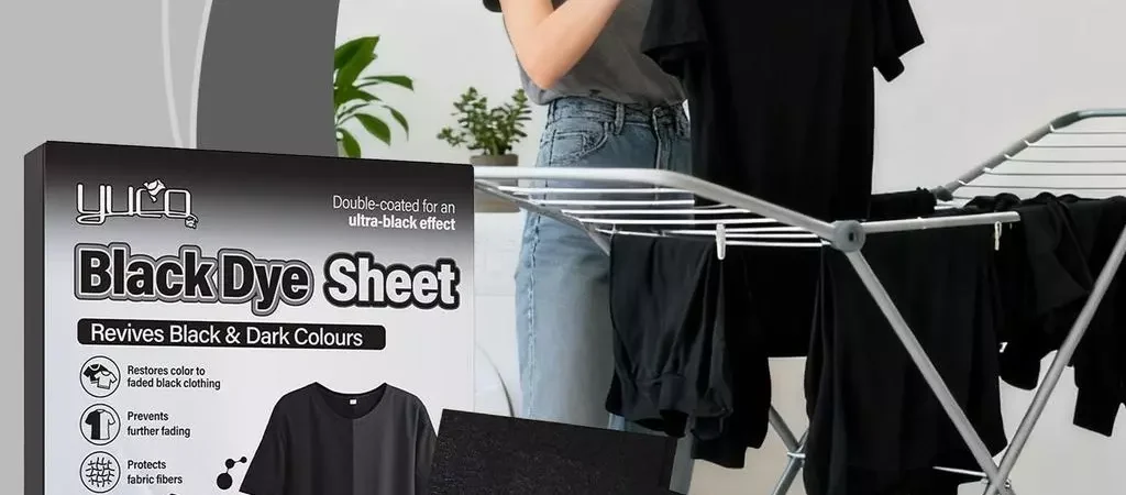 Folhas Restauradoras De Roupas Pretas , 10 Unidades , Anti-Desbotamento