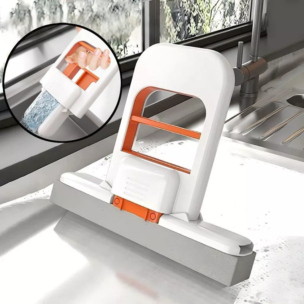 Mini Mop Dobrável de PVA para Mesa e Uso Interno com Esponja